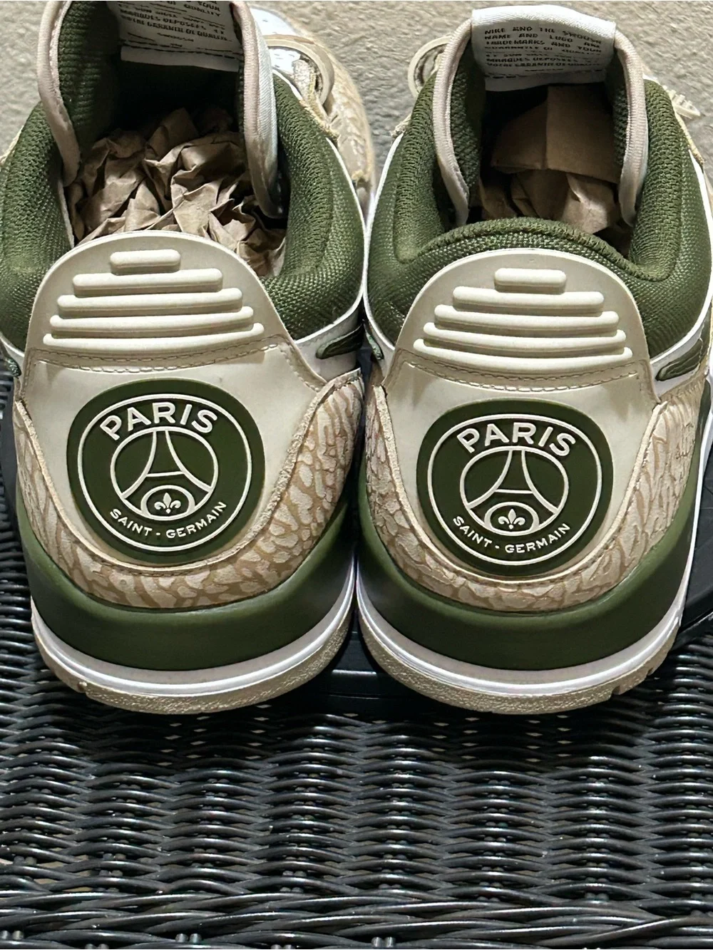 Size 12 Jordan Legacy 312 Low PSG Paris Saint-Germain FZ4358-100